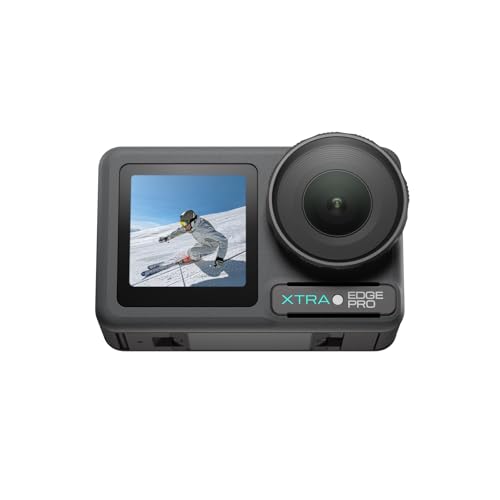 Xtra Pro Action Camera, 4K Vlogging Camera with 1/1.3'' Sensor,