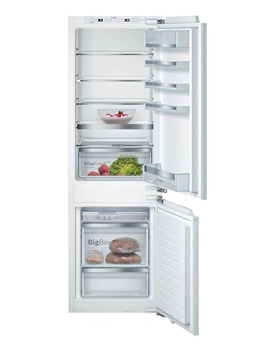 Bosch KIS86AFE0 Serie 6, Frigorifero combinato da incasso, Low Frost, Funzione automatica Super...