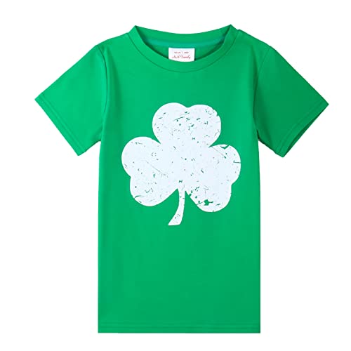 Image of Kids St. Patrick's Day Shirt Boys and Girls Green T-Shirt Clothing 4-12 Years