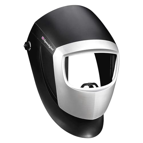 Welding Helmet, Passive Type, Black/Silver
