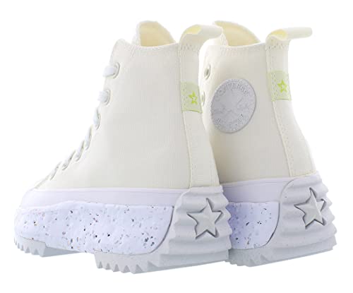 Converse Run Star Hike Crater Unisex Shoes, Color: Egret/Egret/White, 8 Women/6.5 Men2