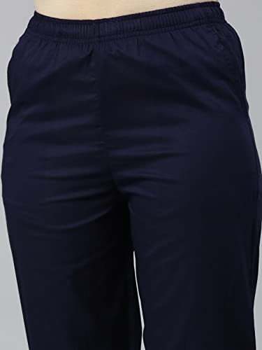 Image of GO COLORS Women Mid Rise Cotton Dhoti Pant