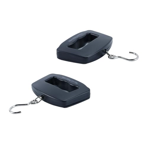 Orivin Báscula de equipaje portátil de 50 kg/10 g, digital, precisa, mini báscula colgante con gancho de pesca, electrónica, para viajes y hogar.