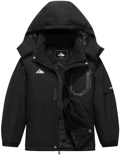 Reviews de Ropa de nieve y lluvia para Bebé los más solicitados. 47 QUCOOM - chamarra de esquí impermeable para niños, chamarra de nieve grueso con capucha desmontable, chamarra de snowboard resistente al viento