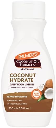 Palmer's Coconut Oil Formula Body Lotion for Dry Skin, Hand & Body Moisturizer with Green Coffee Extract & Vitamin E, Flip Cap Bottle, 8.5 Fl Oz (Pack of 1)