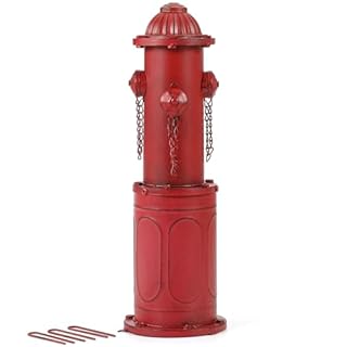 YiLifebes Dog Fire Hydrant Pee Post, 22.4" H Fake Fire Hydrant for Dogs to Pee on, Large Metal Pee Post Statue for Yard Garden Indoor & Outdoor