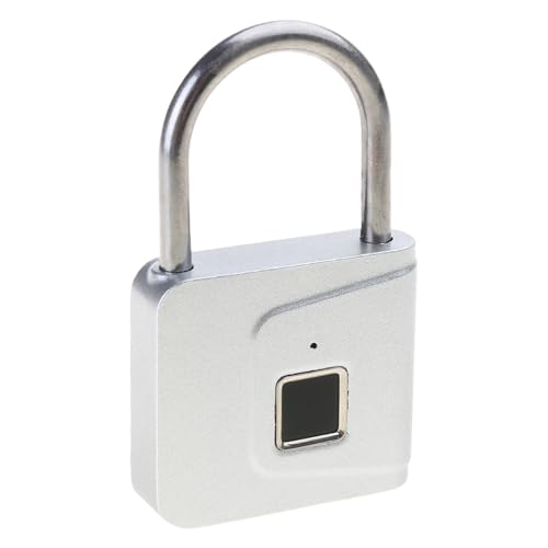 Candados biométricos industriales sin llave de seguridad de huellas dactilares electrónicos digitales para valla al aire libre y almacenamiento, desbloqueo rápido