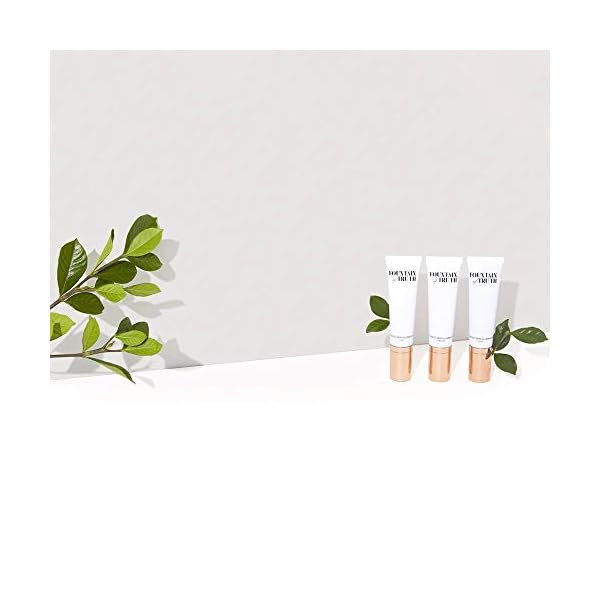 Fountain of Truth Perfect Skin Illuminator (Dark) – Illuminating Tinted Face Moisturizer - Liquid Highlighter, Foundation & Primer BB Cream – Clean, Natural & Efficacious Beauty & Skin Care Products