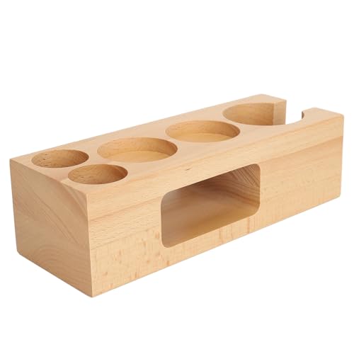 Kaffeekompere Basis Multifunktions -Buchenholzholz -Kaffee -Verleiher Tamping Station Accessoires für Espresso -Maschine Baristas handgefertigte massive Buche langlebige Kaffeekompere Basis Multifunktions -Buchenholzholz -Kaffee -Verleiher Tamping Station Accessoires für Espresso -Maschine Baristas handgefertigte massive Buche langlebige