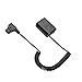 HangTon V-Mount D-tap to NP-FZ100 Dummy Battery for Sony Alpha A7C, A6600, FX3, A9II, A9, A7R â…£, A7R III, A7III Camera Coiled Cable