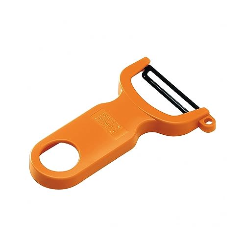 Kuhn Rikon Swiss Peeler, Plastic, Orange