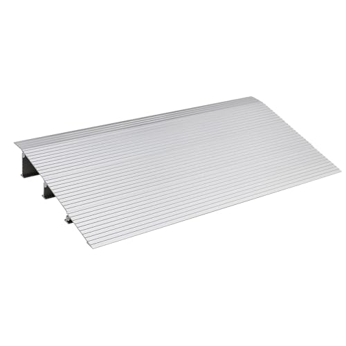 3 in Rise Door Threshold Ramp - Portable, Adjustable Telescoping Design, Non-Slip Surface, 800 LBS Load Capacity, Versatile Use for Wheelchairs, Strol