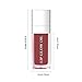 KYDA 2 Colors Hydrating Lip Glow Oil, Moisturizing Lip Oil Gloss, Transparent Plumping Lip Gloss, Lip Oil Tinted for Lip Care and Dry Lips, 007+012