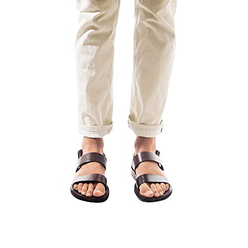 Golan - Leather Two Strap Sandal - Mens Sandals4