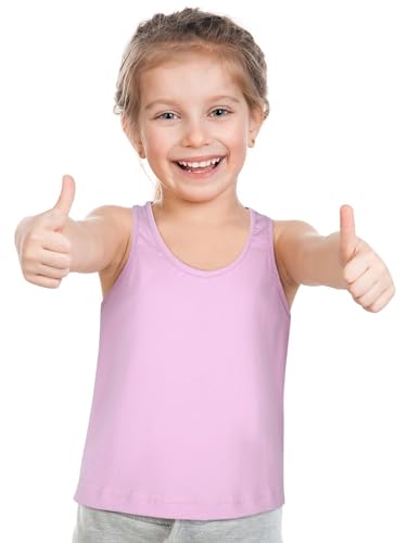 Image of Bencailor 3 Pcs Girls Dance Tank Top Racerback Crop Tank Top Sleeveless Girls Tops Vests for Children