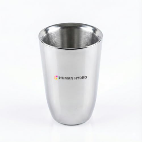 Image of Human Hydro Premium Double Wall Slim Stainless Steel Mug | 130 ml | Hot Inside & Cold Outside | Cool-Touch, Rust-Free, Insulated Steel Mug for Tea, Coffee & Daily Use
