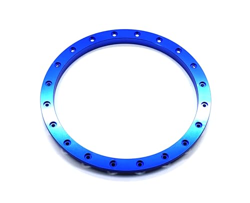 KEBEILEE CNC Aluminum Inner beadlock Ring for PRO-LINE Badlands MX43 Wheel 1pcs (Blue)