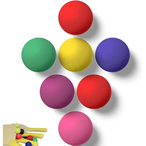 W4W Beach Paddle Ball Replacement Balls – Extra Balls for Pro Kadima & Smashball Racket (Set of 7 Balls) Cover