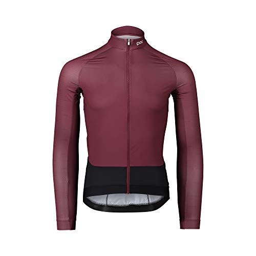 POC M's Essential Road LS Jersey, T-shirt manches longues homme, POC O Propylene Red, Taille L Cover