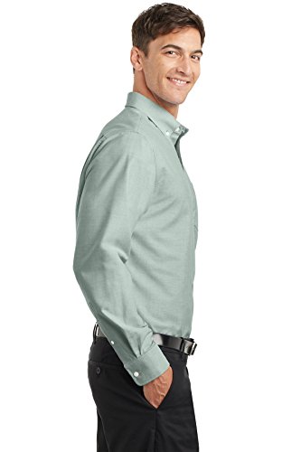 Port Authority Men's Long Sleeve SuperPro Oxford Button-Down Shirt3