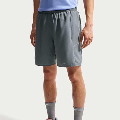 Image of Nike Mens Miler Dri Fit Brief Lined Running Shorts