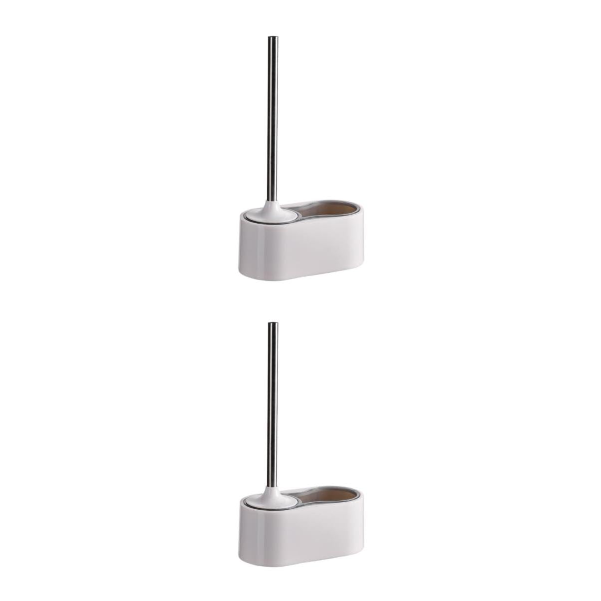 Brosse à toilette murale STOBAZA nettoyage de toilette à long manche et base creuse