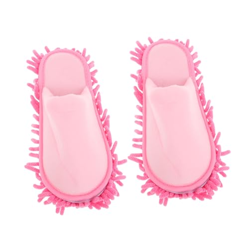 VALICLUD Rosa Mopp-Hausschuhe Bodenreinigung