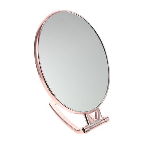 SILENRADAWN Espejo Portátil de Maquillaje de Mano Doble Cara con Aumento 3X y Mango Ajustable de Abs para Cuidado Facial y Afeitado Diario