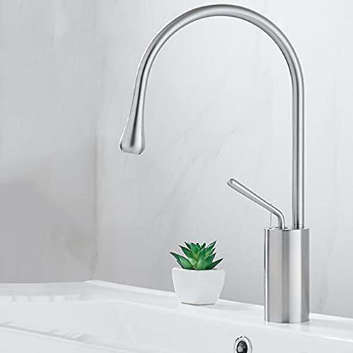 Robinet de salle de bain eau chaude et froide laiton rotatif 360