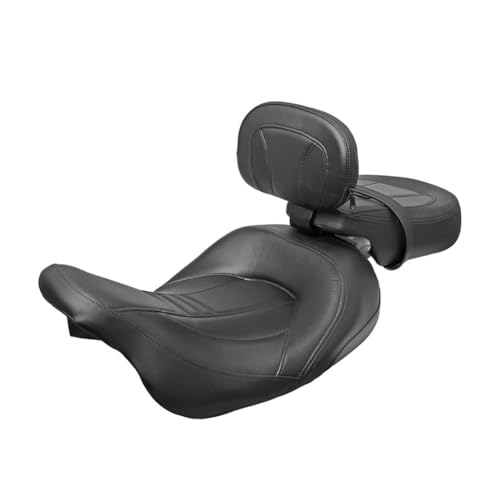 Asiento pasajero trasero y piloto con respaldo para evitar fatiga