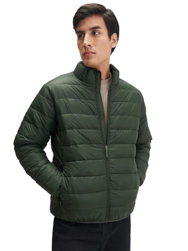 Image of XYXX Unisex Ultra-Light Puffer Jacket| Light Winter Jacket For Men |Solid Long Sleeves - Regular Fit