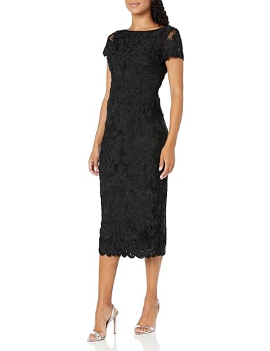Image of JS Collections Women's Jackie Soutache Midi Dress