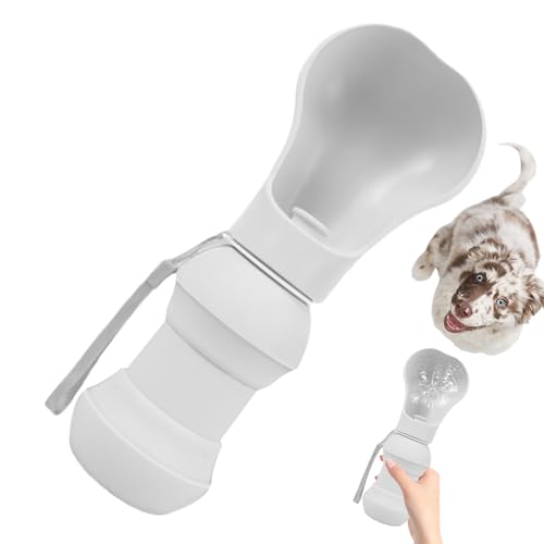 犬の水ボトルディスペンサー、犬の携帯用ウォーターボウル | リークプルーフ飲料カップ給餌ボウル,子犬の子猫の散水のためのドッグフードコンテナ再利用可能な飲酒フィーダー