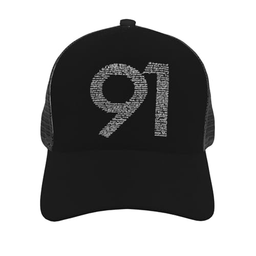 Psalm 91 Unisex Mesh Baseball Caps - Classic Adjustable Hat3