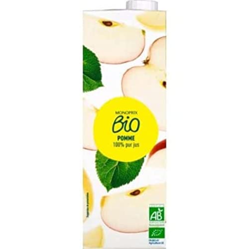 Monoprix Bio Jus de pomme 100% pur jus bio - La bouteille de 1 l