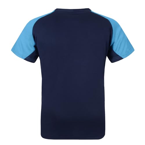 Manchester City Football Club Official Gift Boys Poly Training Kit T-Shirt2