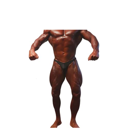 Men's Pro Cut Bodybuilding Competition Posing Trunks - Stretch, Front Lined, Compliant with IFBB, NPC3