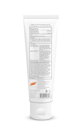 Image of Himalaya Botanique Kids Fluoride Anticavity Toothpaste, Strawberry, 4 oz | Kids Toothpaste with Fluoride To Help Fight Cavities - Vegan, SLS Free, No Artificial Colors or Flavors, No Titanium Dioxide