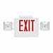 Maxilume Emergency Exit Sign And Unit, 2 X 5.4 watt Wedge T5 LED Lamp, 120/277 volt