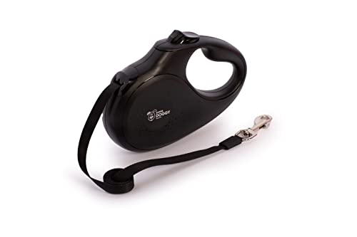 Accesorios para Perros Correa para Perro Extensible - Cuerda de Nylon Retractil de 5 Metros para Perros Grande, Pequeño y Mediano - Cinta Flexible...