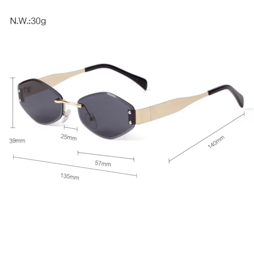 Lunettes de soleil rétro sans monture parfaites pour vos festivals et vacances