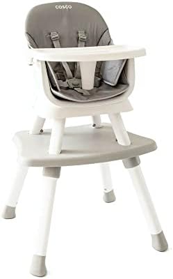 Cosco Kids, Cadeira de Refeição Convertty 8 em 1, Cinza