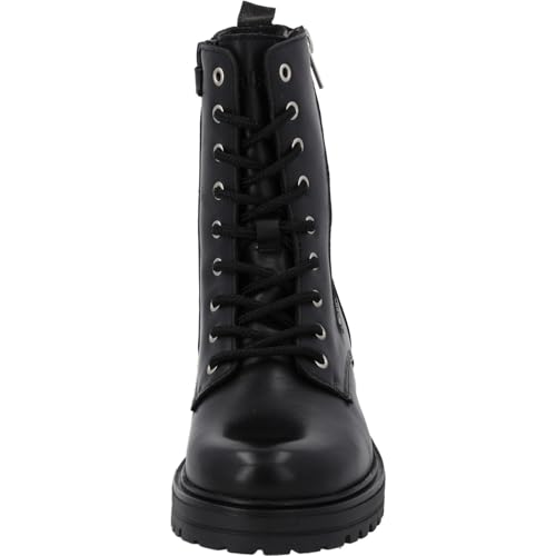 Girl's Kids Giraus G Ankle Boots - High Quality Cowhide Leather Boots - Lightly Lined for Cold Days - Robust TPR Sole - Handmade in Portugal, black, 7 Big Kid4