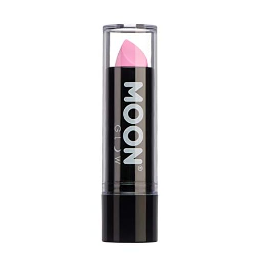 Moon Glow - Barra de labios neón UV 4.5g Pastel Rosa - produce un brillo increíble bajo la iluminación/retroiluminación UV!