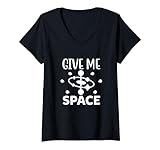Photo Gallery donna give me space divertente universo astronauta galassia maglietta con collo a v Photo Gallery donna give me space divertente universo astronauta galassia maglietta con collo a v
