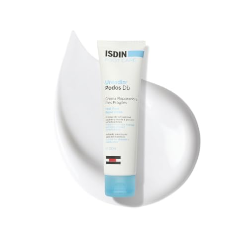 ISDIN Ureadin Podos DB Crema Reparadora Pies Frágiles, Hidrata y Protege la Piel Sana del Pie del Diabético, 100 ml