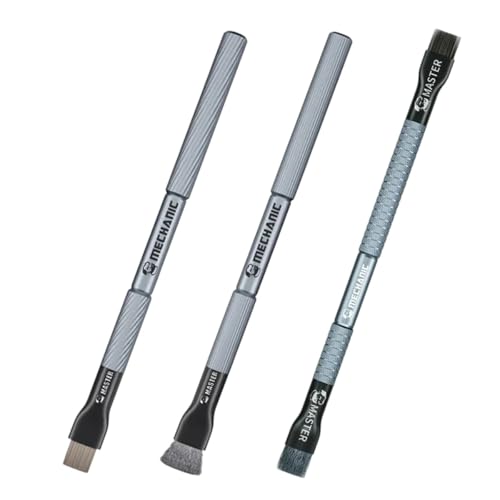 Mechanic Motherboard Cleaning Brush Tool Double Head Bristle/Steel for Dust Cellphone Chip Tin Glue Removal New 2025 High Reliable Electronic Component
