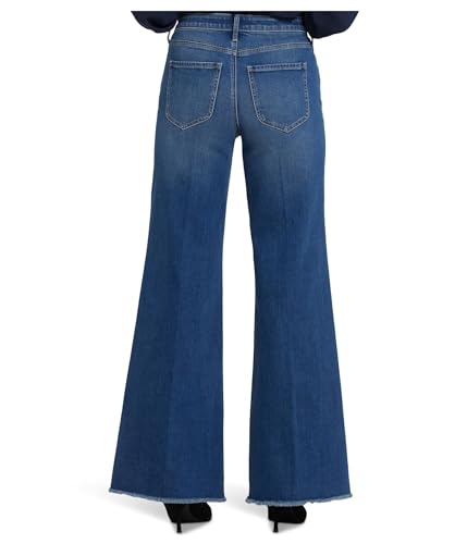 NYDJ Women's Mia Palazzo Jeans Frayed Hems2