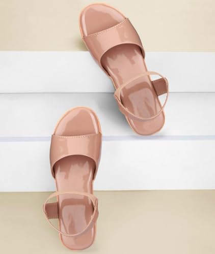 Image of WUGATTI Women's Synthetic Slip-On Comfortable, Trendy & Casual Wedges Sandal