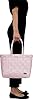 normani Einkaufstasche geflochten mit Henkeln - Tragetasche extra robust Farbe Hellrosa #2